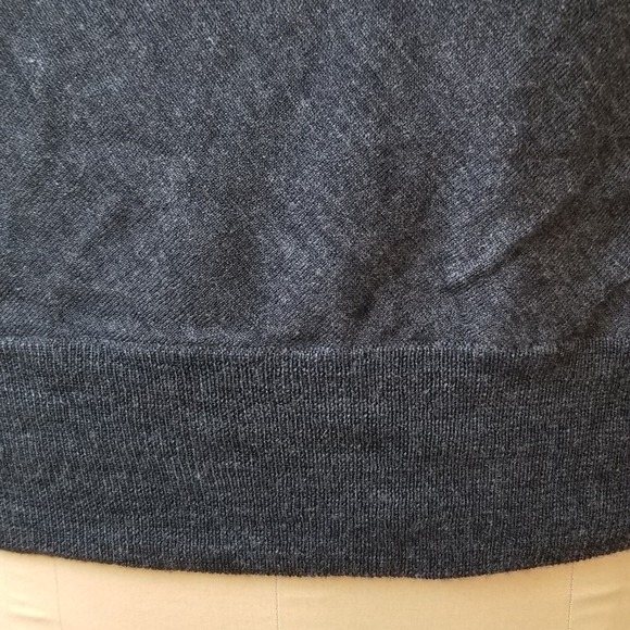 NWT Eileen Fisher Charcoal Gray Dolman Sleeve Fine Merino Sweater Size 2X - Picture 4 of 11